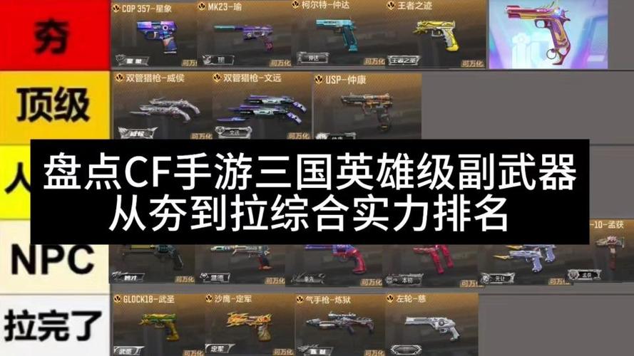 cf副武器排名前十名
