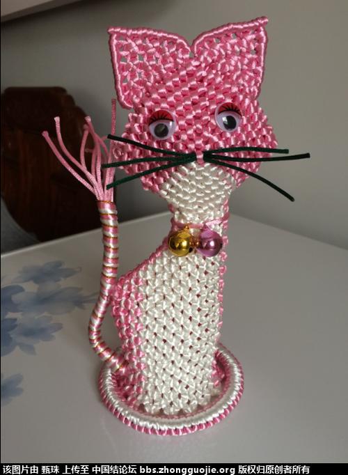 如何一根绳子打结绑猫缩略图