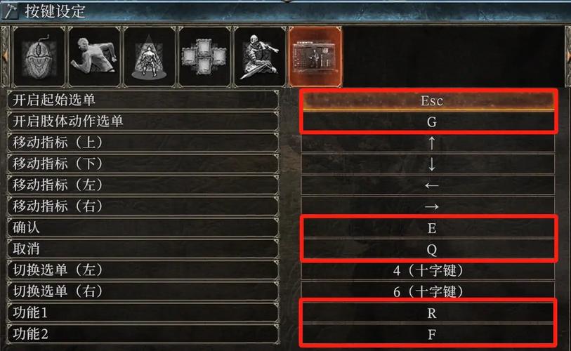 黑暗之魂键位设置