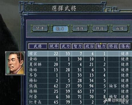 三国志6武将出场时间缩略图