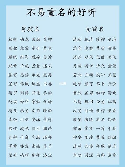 取名字大全 男孩