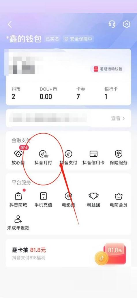 提高抖音月付额度方法截图