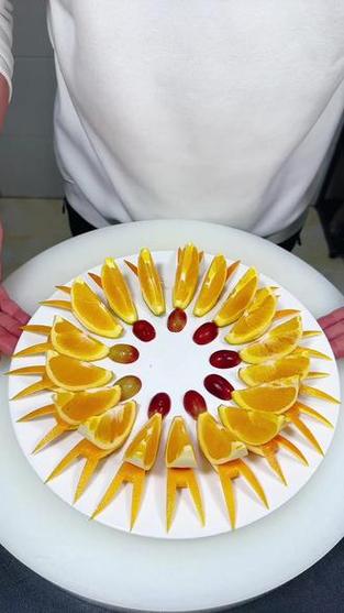 橙子水果拼盘
