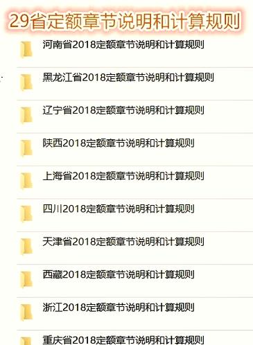 定额计算规则和清单计算规则