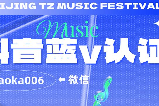 抖音个人蓝v认证图标