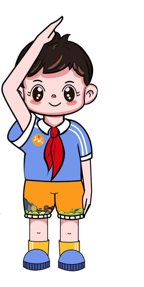 少先队员漫画图片缩略图