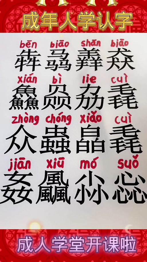 羴鱻犇读什么图标
