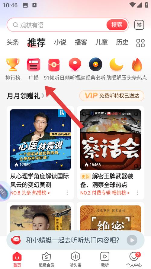 蜻蜓FM老旧版游戏截图