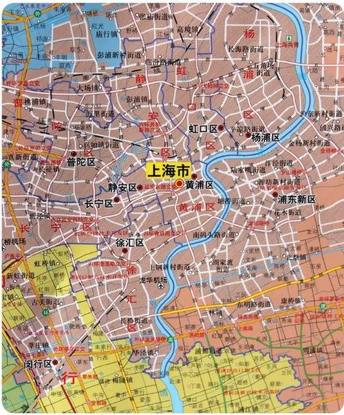 上海市区地图