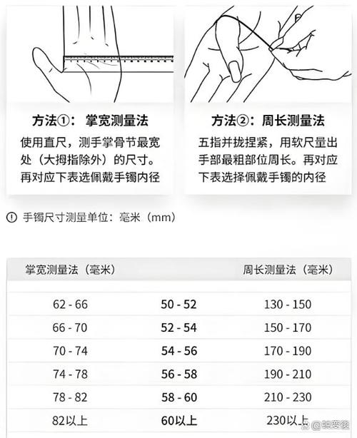 手镯周长21厘米圈口多少截图
