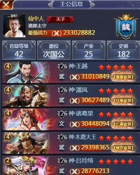 《三国兵临天下》官服图标