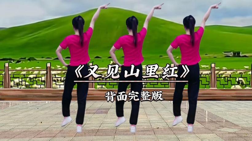 又见山里红广场舞8步