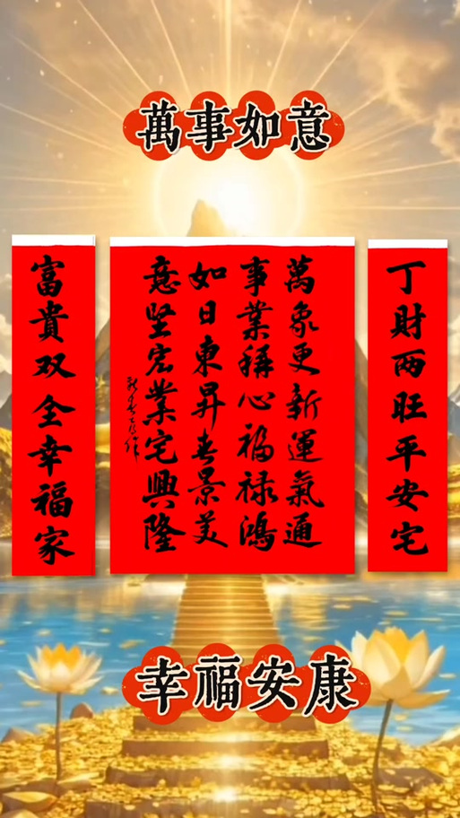 吉祥富贵幸福家 和顺平安发财年游戏截图