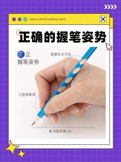 正确的握笔姿势