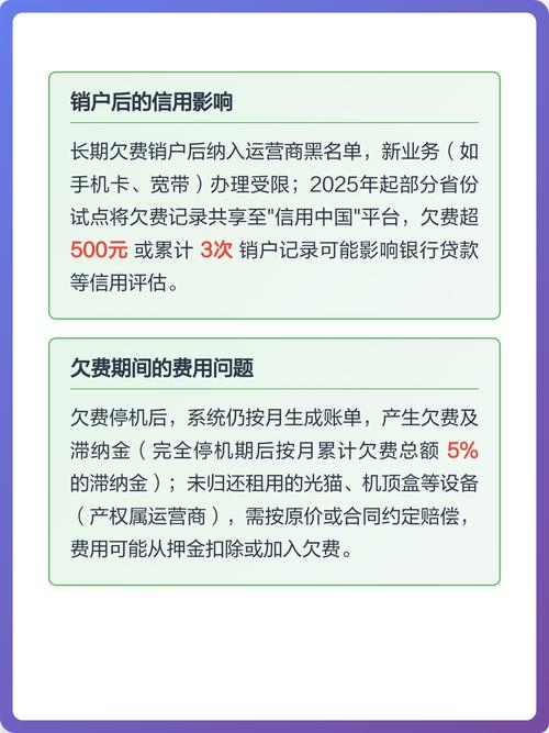 移动宽带欠费多久自动注销截图