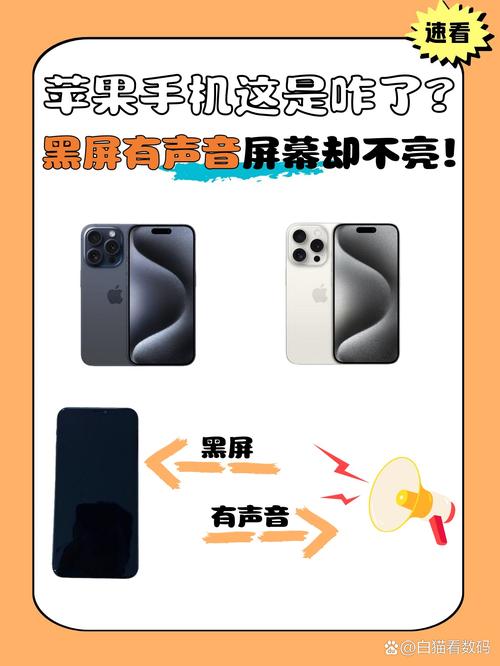苹果黑屏不亮屏有警报声