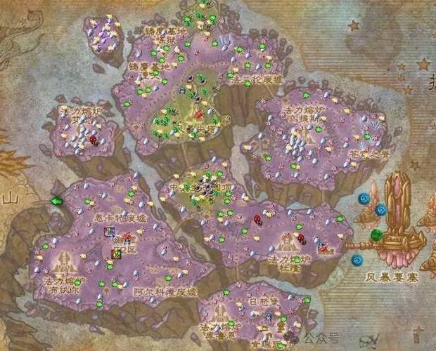魔兽80级版本采矿最佳地图缩略图