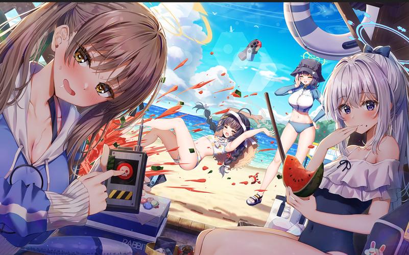 碧蓝档案二创游戏截图