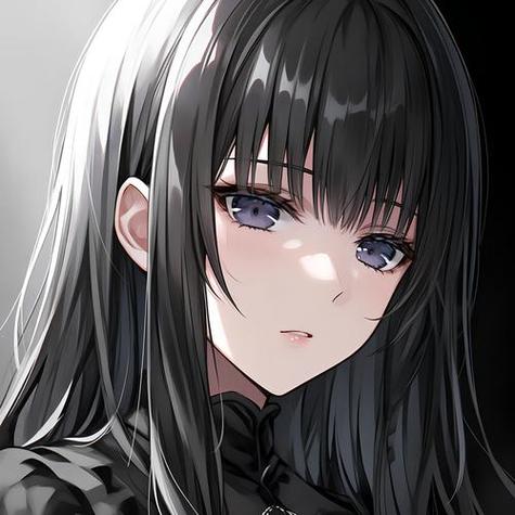 动漫少女图片冷酷霸气图标