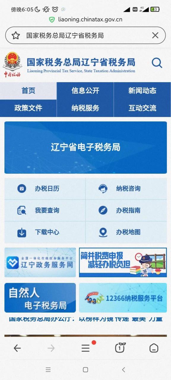 辽宁电子税务局网站官网登录游戏截图