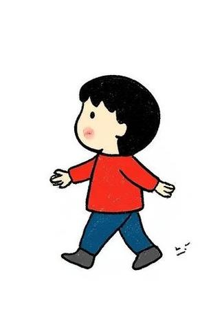 走路卡通图片缩略图