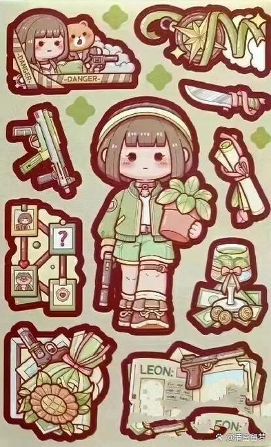 小麻薯贴纸图片大全素材缩略图