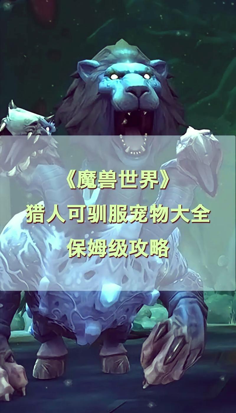 魔兽世界猎人必备宠物种类游戏截图