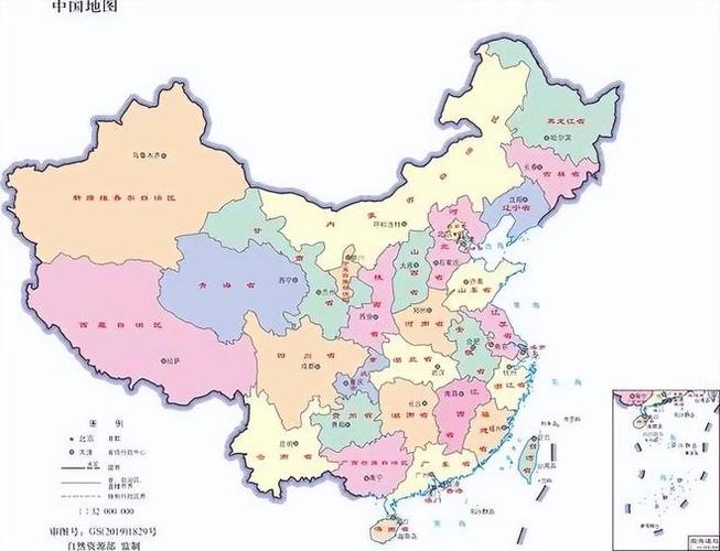 中国各省市地图拼图图标