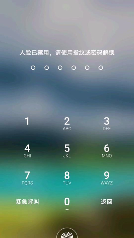 指纹被禁用是怎么回事截图