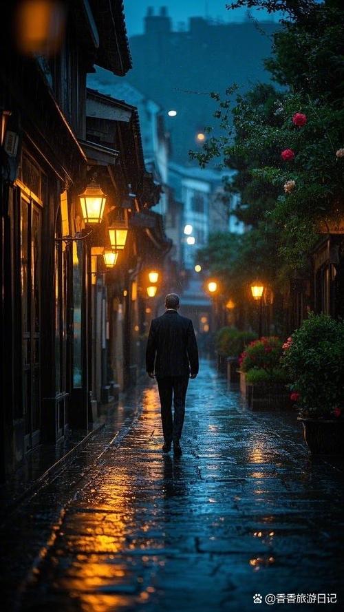 下雨光脚走路的图片缩略图