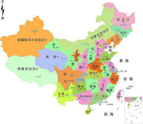 全国各省市地图图标