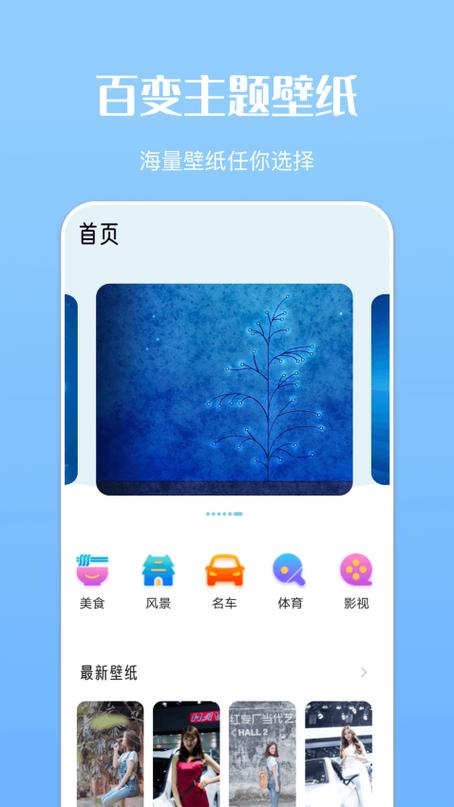 可以自己做主题的软件截图