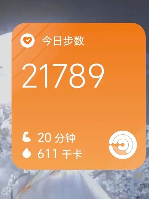 我今天走了多少步截图
