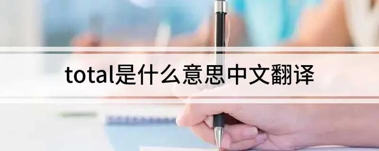 TOTAL翻译成中文图标