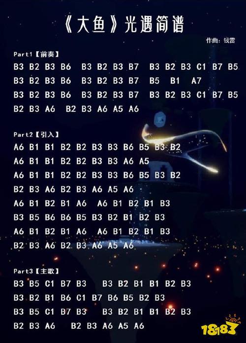 光遇数字简谱大全100首