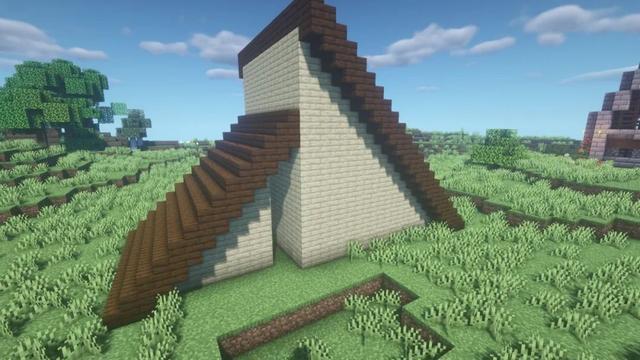 mc白桦木房子建筑教程截图