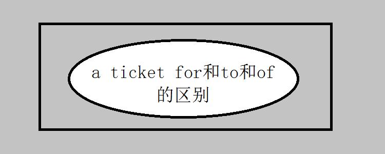 ticket for