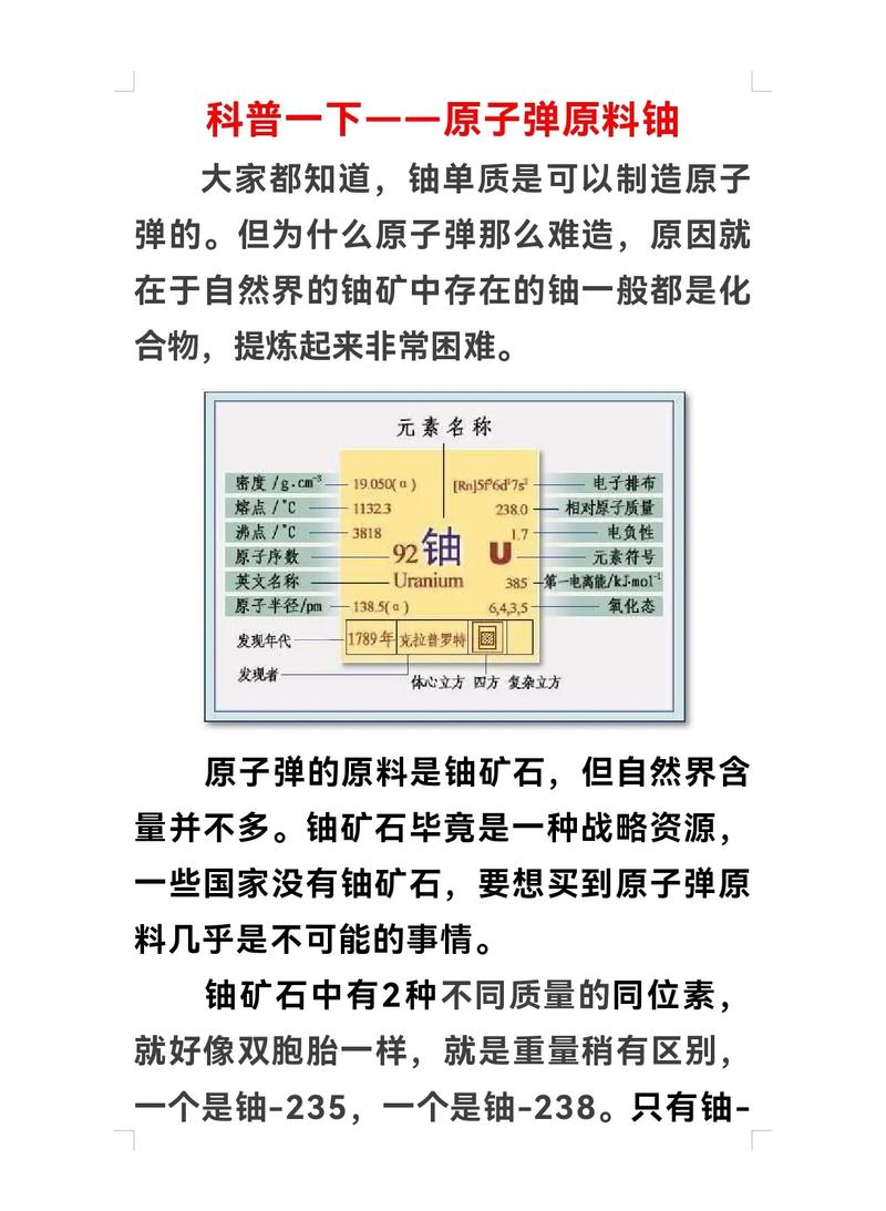 为什么要用铀做核弹游戏截图