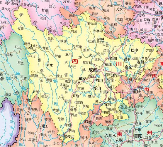 四川省地图 放大图片缩略图