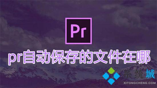 pr自动保存了怎么还是没有截图