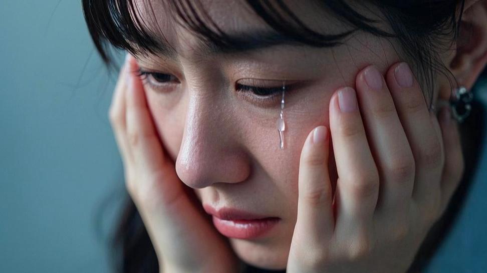 女生发哭的表情