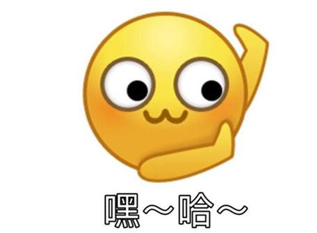 女生发嘿哈表情的含义