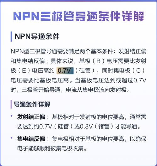 NPN导通条件截图