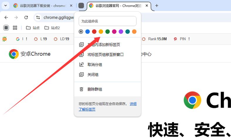 谷歌浏览器我的收藏在哪里
