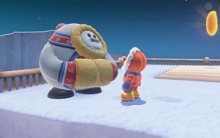 超级玛丽奥德赛雪之国截图