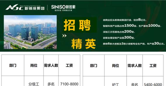 西樵工厂最新招聘信息