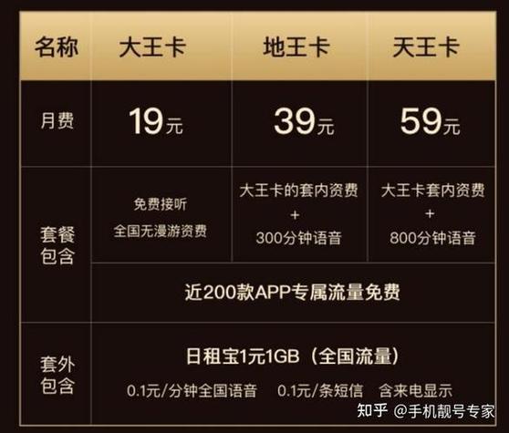 移动大王卡19元套餐介绍截图