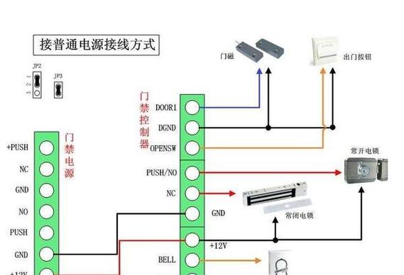 楼宇门禁对讲系统8芯线接线图安装缩略图
