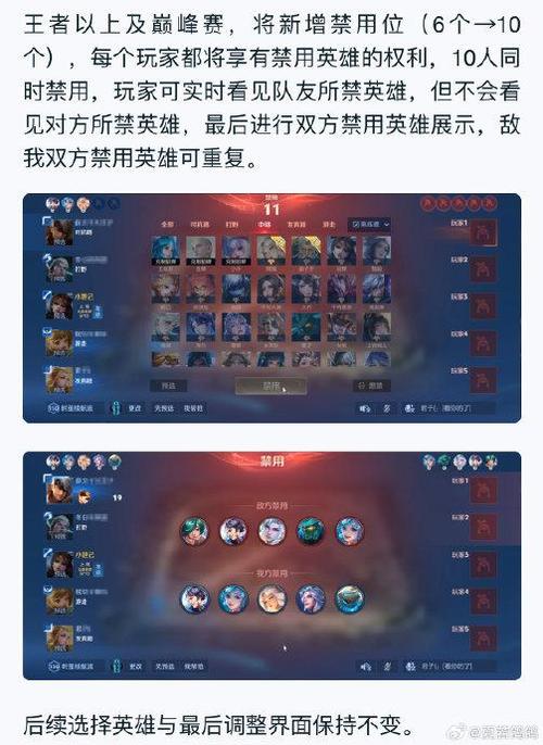 王者荣耀ban英雄机制