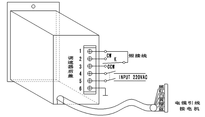 调速器三根线怎么接截图